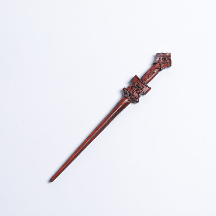 PF152 - 20cm Rosewood Sword Hair Sticks - Wholesale