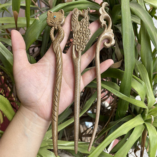 PF155 - Golden Phoebe Hair Sticks - Wholesale