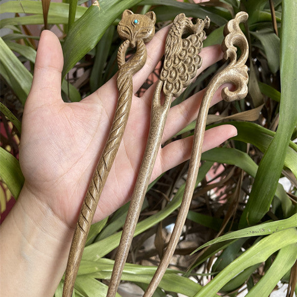 PF155 - Golden Phoebe Hair Sticks - Wholesale