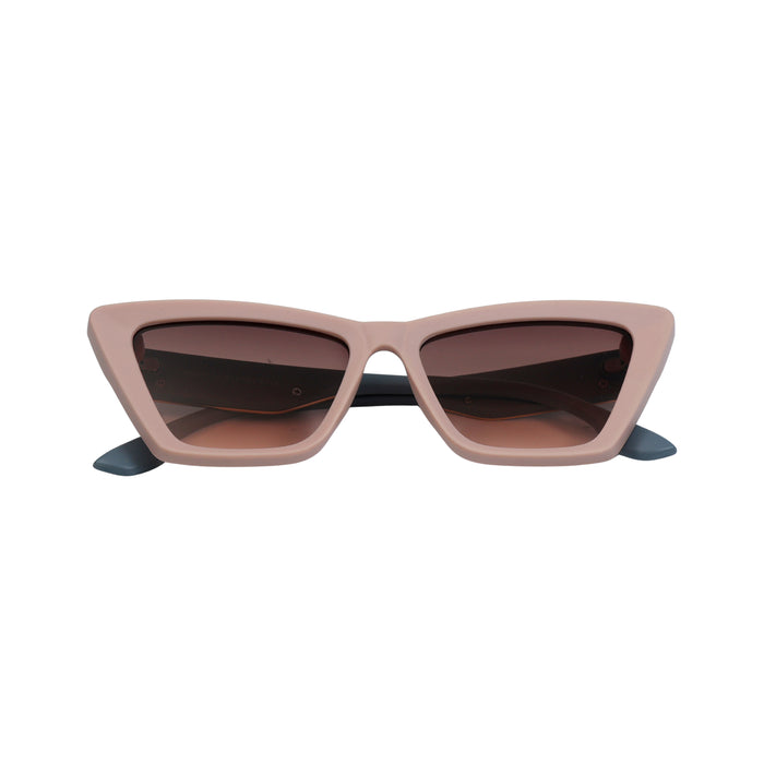 Pink & Grey Cat Eye Full Rim