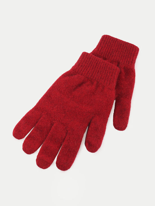 Possum Merino Gloves | Berry-Image 1