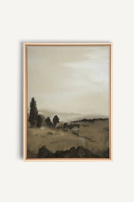 PRAIRIE DE BRUME, Oeuvre sur toile étirée - Magnolia Lane co. Home + Garden + Gift