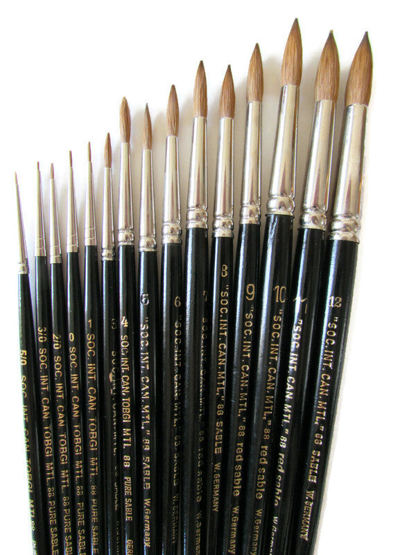 sable watercolor brushes