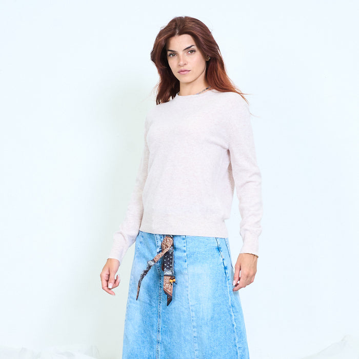 Pure wool fine knit sweater wholesale