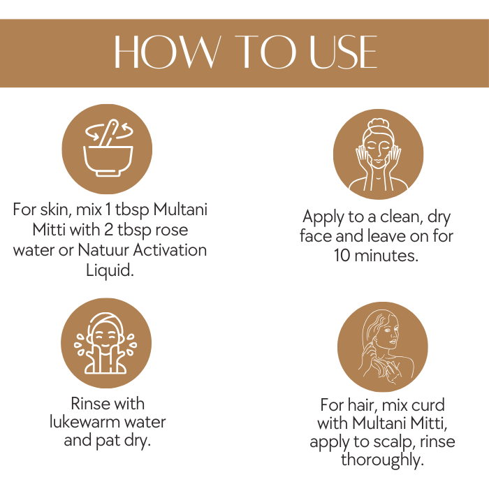 Purifying Clay Mask | Pure Multani Mitti | Detox | Clarify | Refine