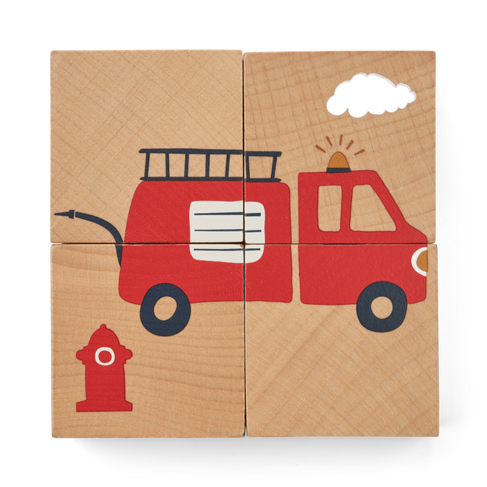 Liewood - Puzzle - Agae - Vehicle/Nature - 2