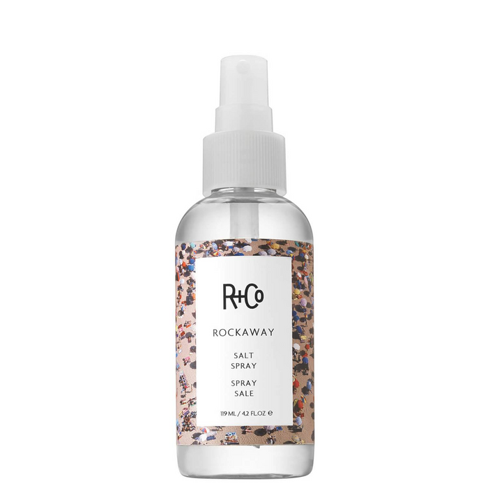 R+Co salt spray, ROCKAWAY beach hair spray, tousled wave hair mist, beachy waves styling spray, volume and texture salt spray, surf hair look, buildable texture spray, sea salt hair spray, effortless wave spray, summer hair product