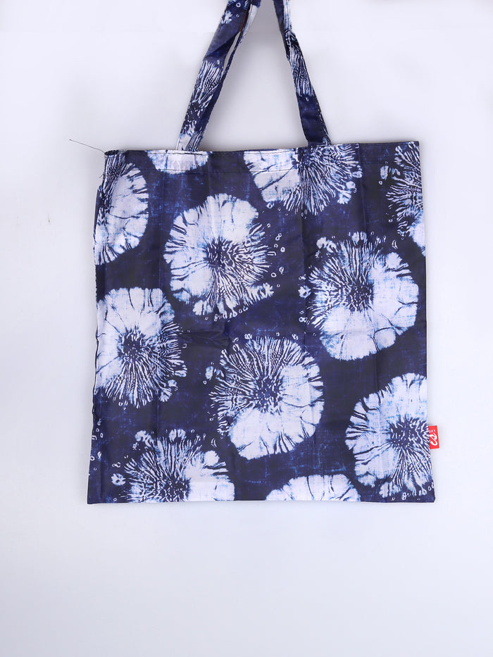 Recycled Foldable Shopper - Tie Dye | Flower Print-Image 2