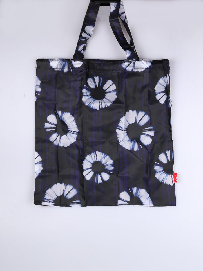 Recycled Foldable Shopper - Tie Dye | Flower Print-Image 4