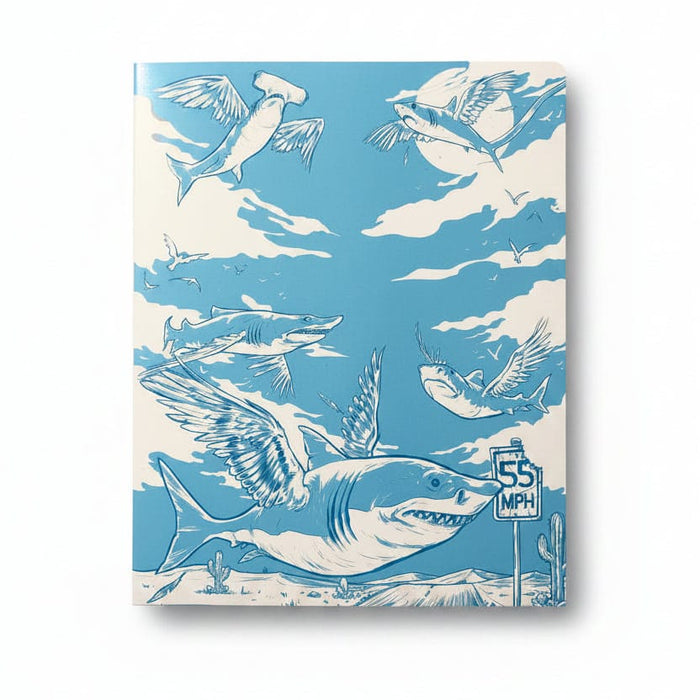 Decomposition Flying Sharks 2-Pocket Folder Recycled Paper 2-Pocket Folder