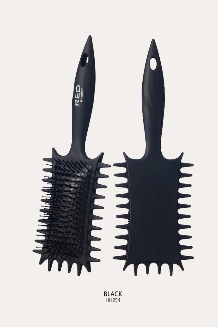 RED BY KISS CURL DEFINING BRUSH BALL TIP RED BEAUTY