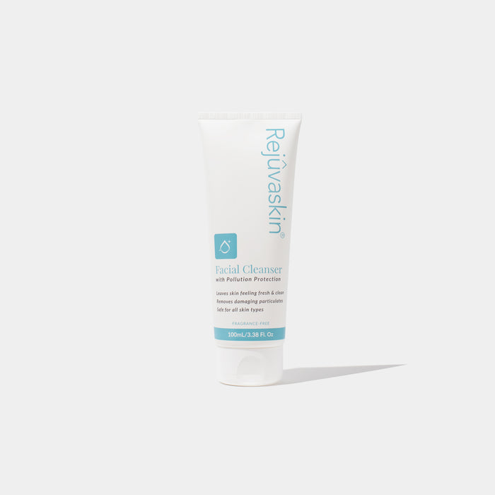 Rejûvaskin Hydrating Facial Cleanser bottle for sensitive skin