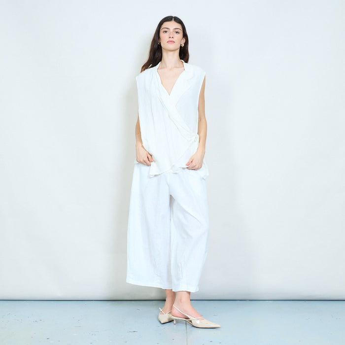 Relaxed wide leg flowy trousers wholesale