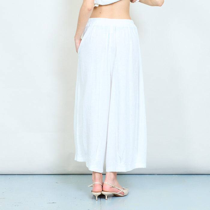 Relaxed wide leg flowy trousers wholesale