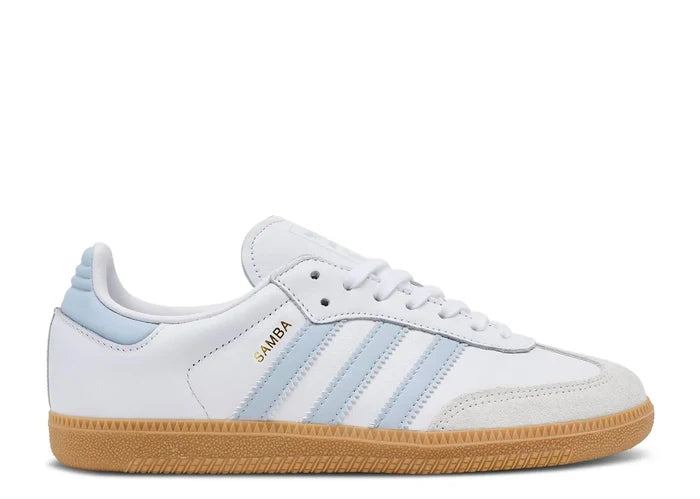 ADIDAS SAMBA WHITE SKY BLUE (BRAND NEW)