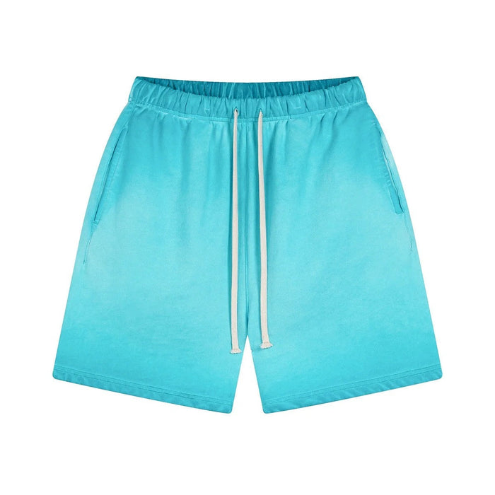 Belleza Turquoise Washed Shorts