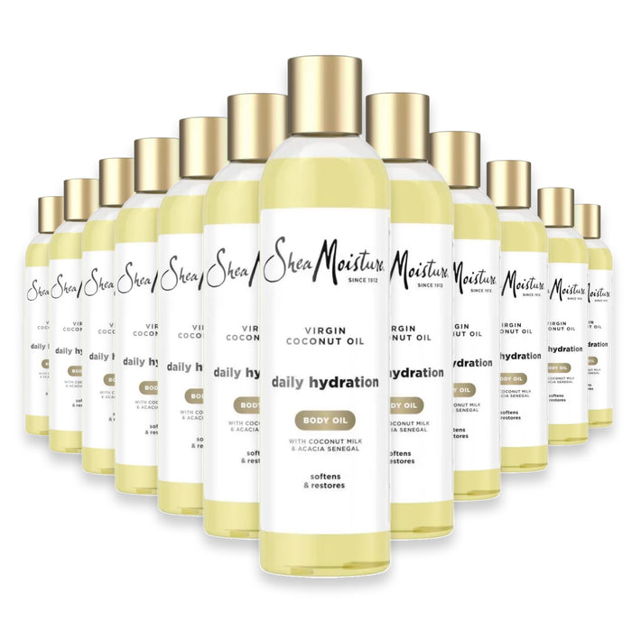 SheaMoisture Coconut Daily Hydration Body Oil, 8oz - 24 Pack