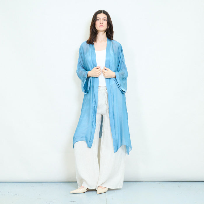 Sheer draped open front cover up wholesale