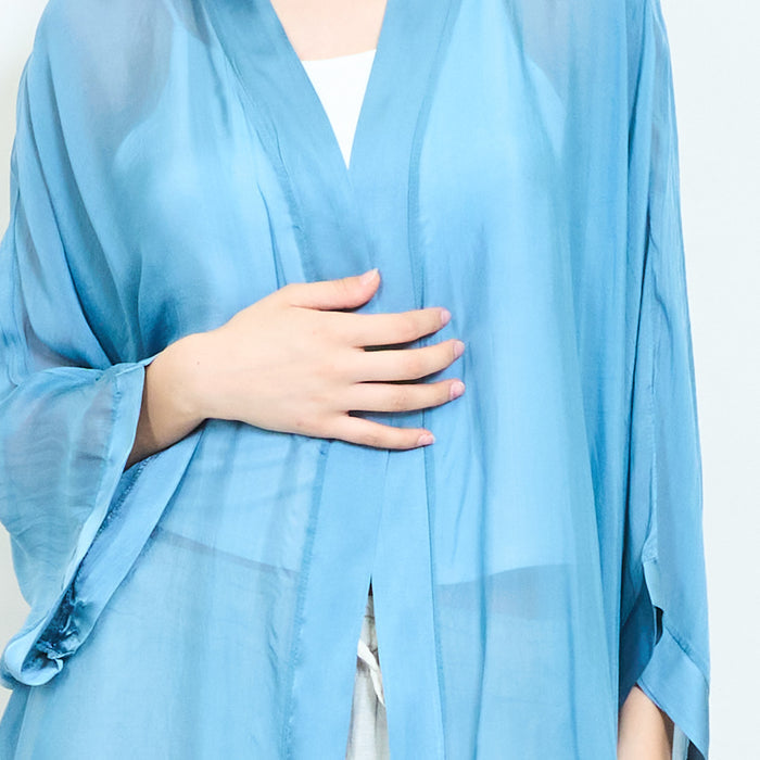 Sheer draped open front cover up wholesale