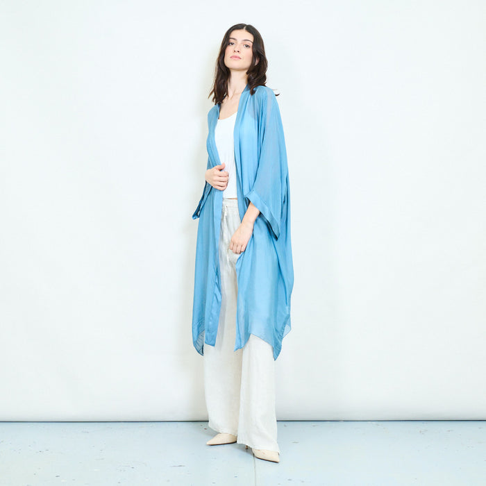 Sheer draped open front cover up wholesale
