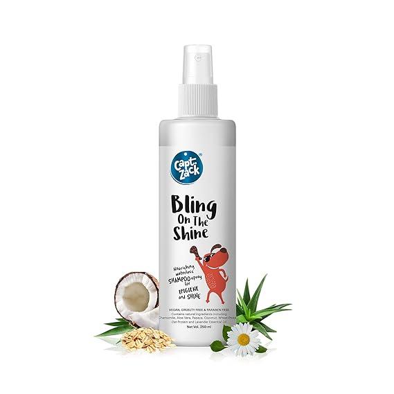 Shiny Coat Combo of 3 - Bling on the Shine Shampoo + My Coat Can Gloat Conditioner + Don't Call me Knotty Serum - Captain Zack