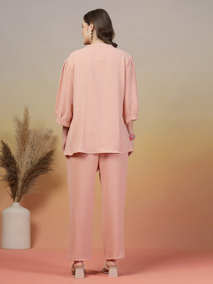 Shoreline Rose Peach Co-ord Set by Italian Vega