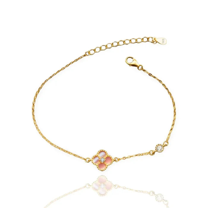 SINGLE CLOVER BRACELET | 925 STERLING SILVER