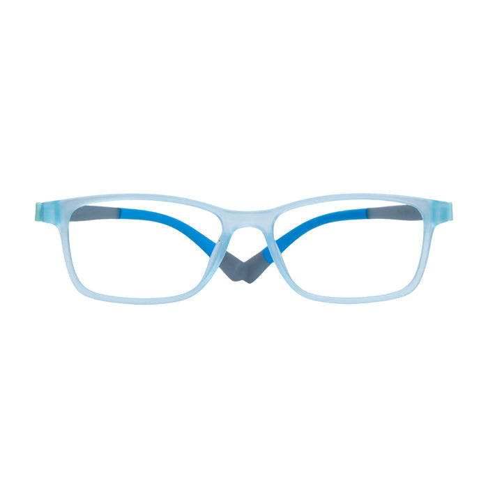 Sky Blue & Grey Square Full Rim