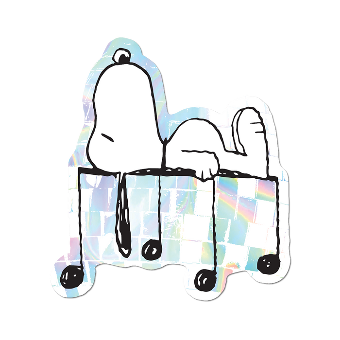 Snoopy Disco Holographic Sticker