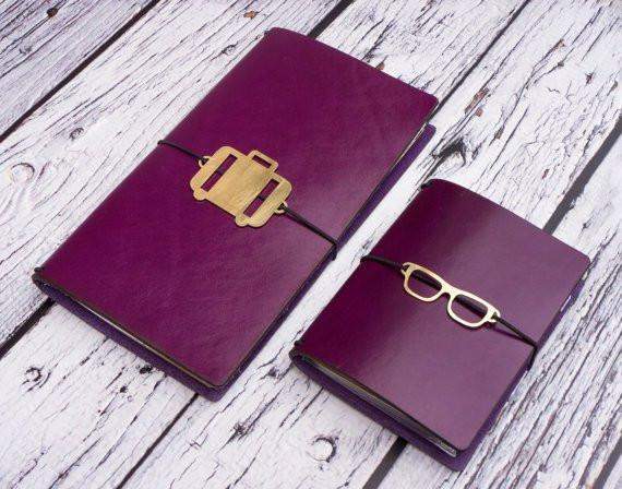 Solid Brass Charm for Traveler's Notebook Cover
