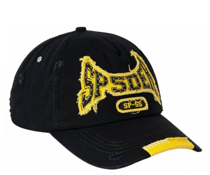 SP5DER T&F 6-PANEL BLACK (BRAND NEW)