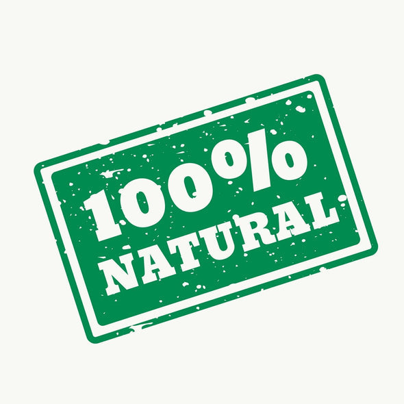 100 natural logo