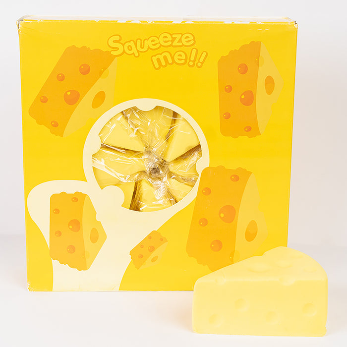 SQ25 - Cheese Wedge Foam Squishy Fidget Box