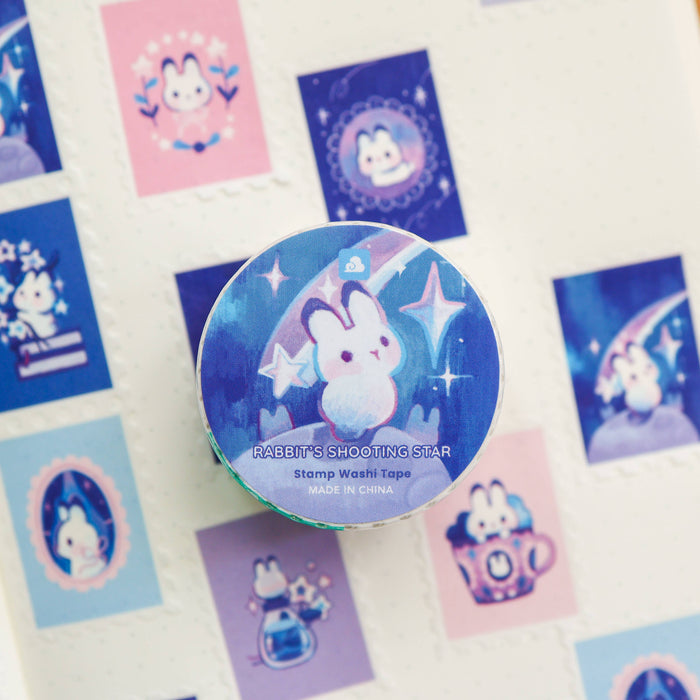 Stamp Washi Tape Rabbits Shooting Star