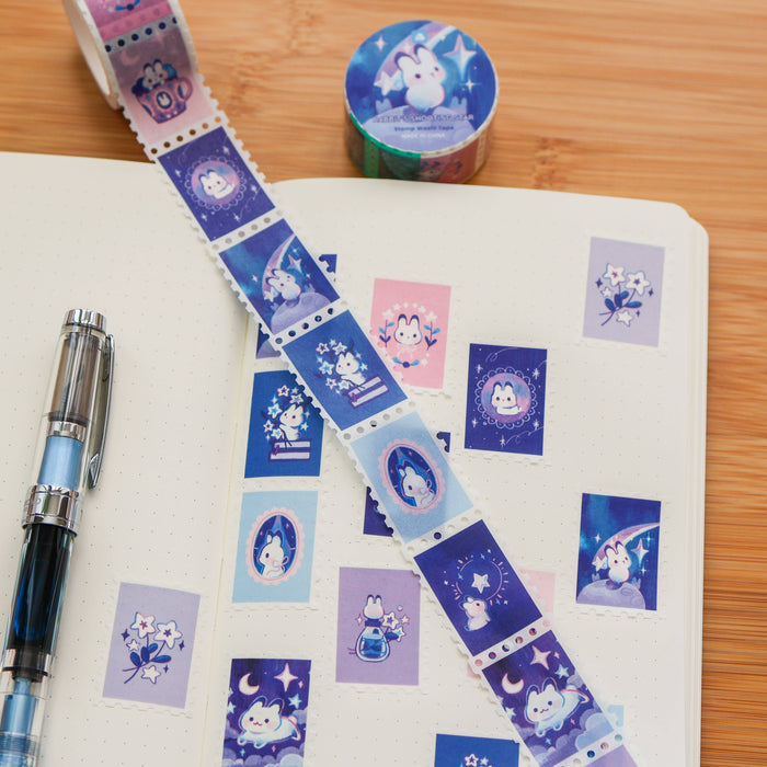Stamp Washi Tape Rabbits Shooting Star