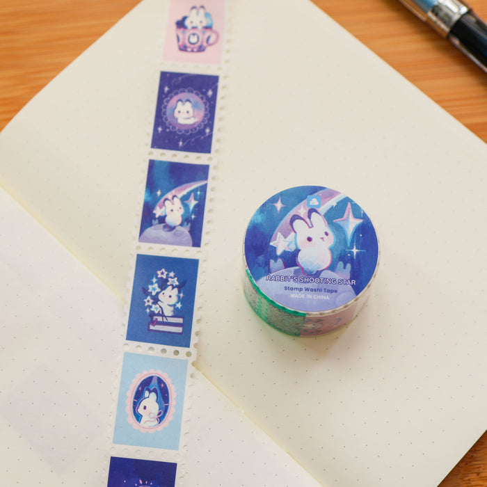 Stamp Washi Tape Rabbits Shooting Star