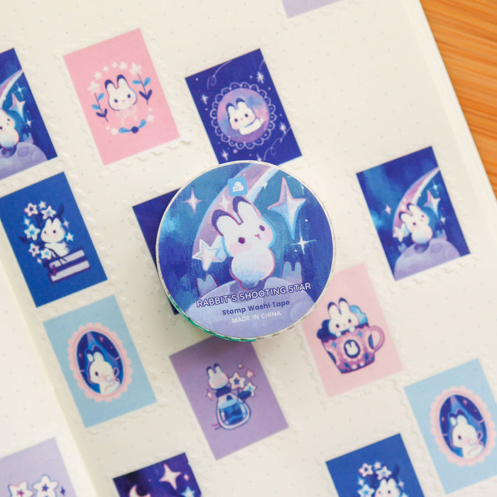 Stamp Washi Tape Rabbits Shooting Star
