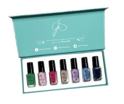 Stamping Polish Kit - Enchanted (7 colors)