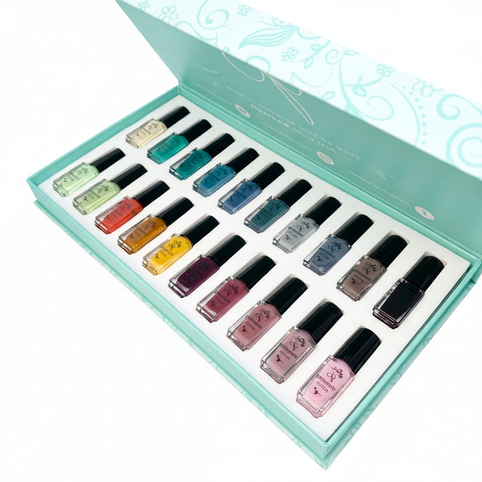 Stamping Polish Kit - Layering Part 2 - (20 colours) | Clear Jelly Stamper