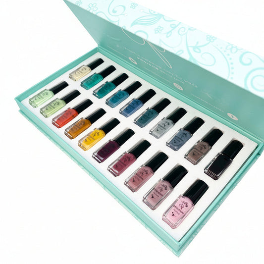 Stamping Polish Kit - Layering Part 2 - (20 colours) | Clear Jelly Stamper