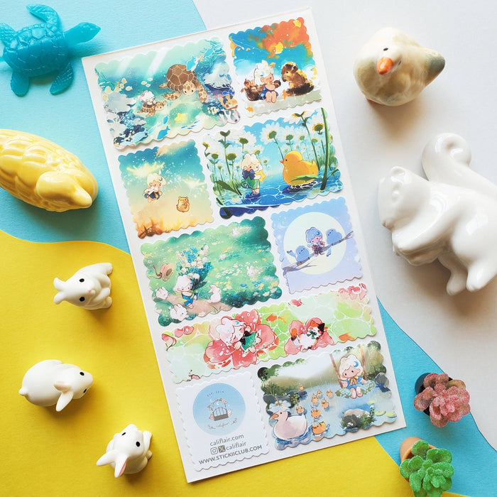Sticker Sheet Adventures in Dreamland