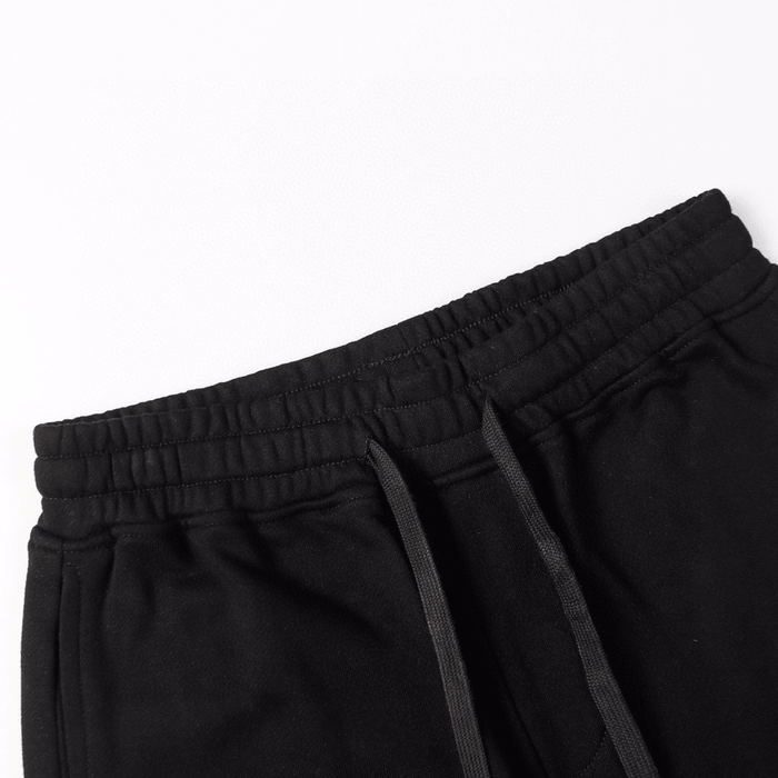 "Stone" Monogram Shorts Black