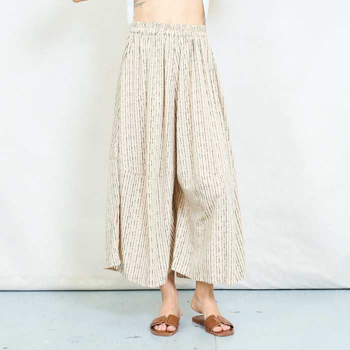 Striped wide leg trousers wholesale