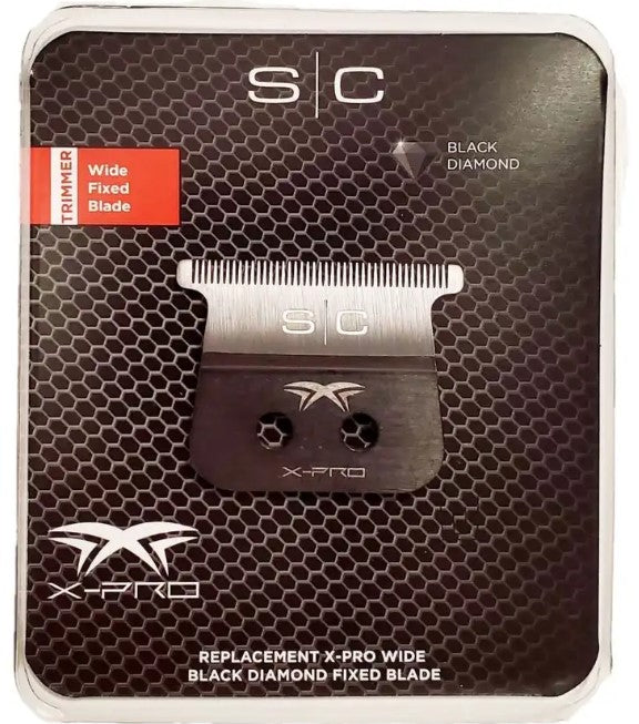 Stylecraft Replacement X-Pro Black DLC Wide Trimmer Blade #SC508S - Palms Fashion Inc.