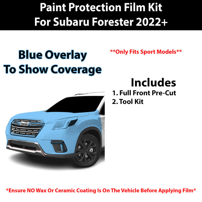 Fits Subaru Forester (Sport) 2022+ Precut Premium Paint Protection Film Clear Bra PPF Decal Film Kit Cover - Bogar Tech Designs