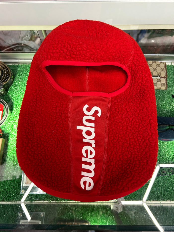 SUPREME POLARTEC DEEP PINE RED BACLAVA (VNDS)