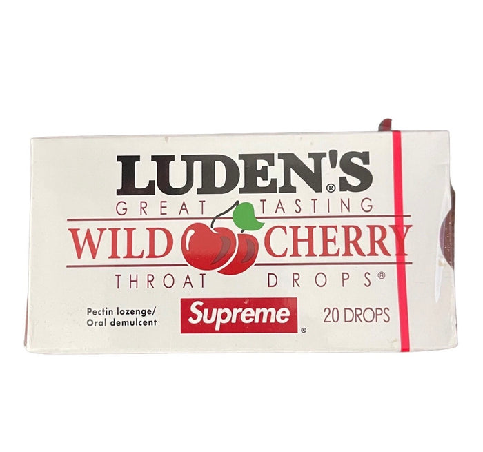 SUPREME X LUDENS WILD CHERRY THROAT DROPS (BRAND NEW)