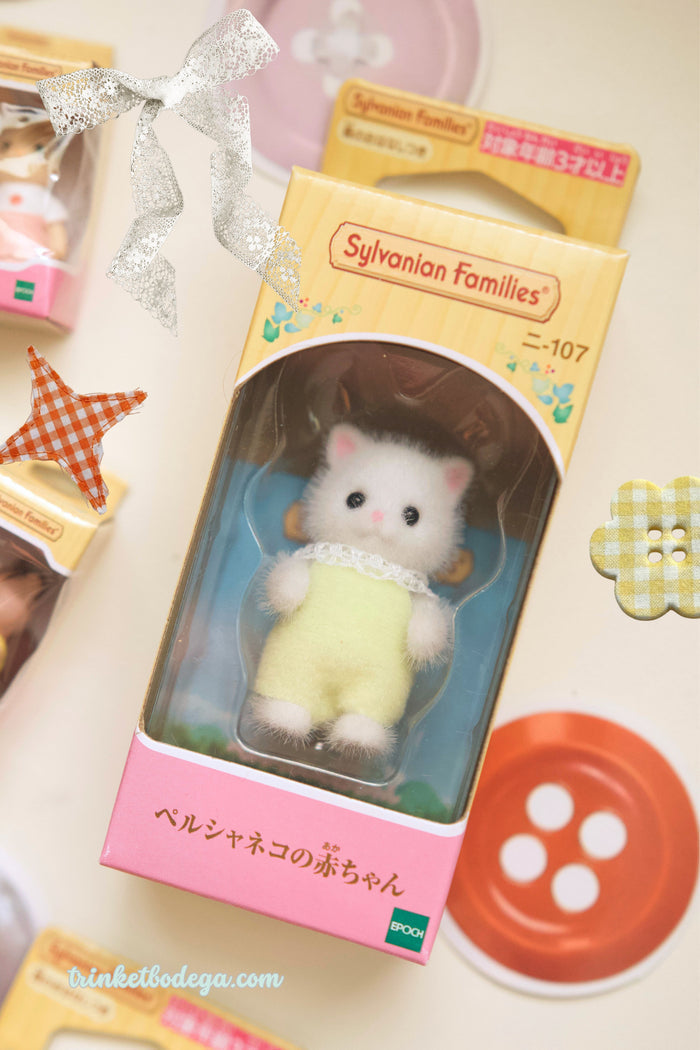 Sylvanian Families Persian Cat Baby Japanese Original