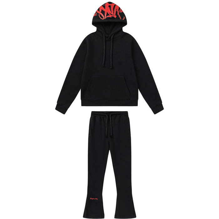 "Syna" Black Red Tracksuit