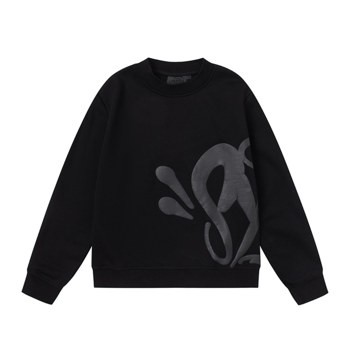 "Syna" Monogram Black Tracksuit